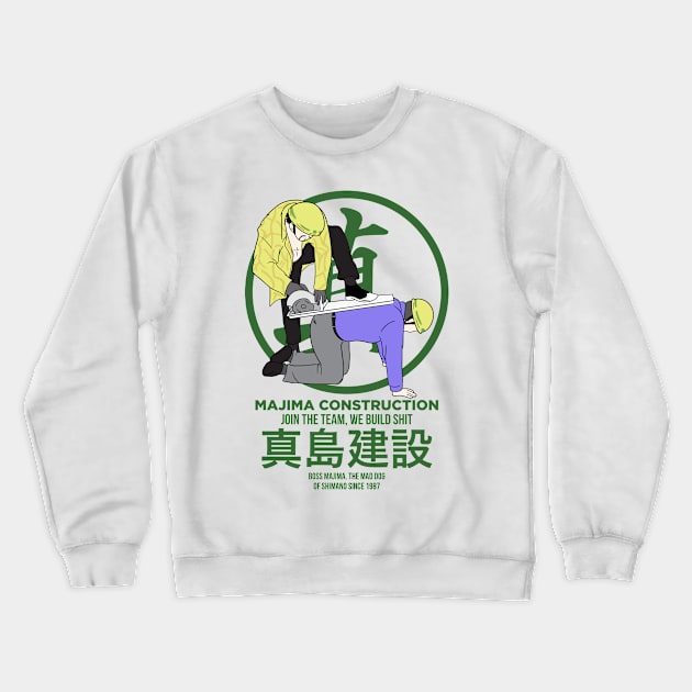 Majima Construction Crewneck Sweatshirt by Soulcatcher